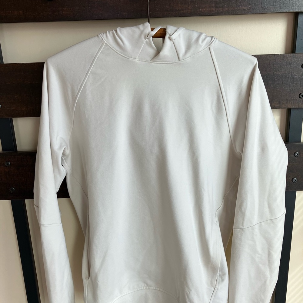 lululemon athletica off white  Lightweight Hooded Pullover